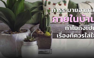 การระบายอากาศภายในบ้าน ทำไมถึงเป็นเรื่องที่ควรใส่ใจเป็นอย่างยิ่ง สำคัญอย่างไร